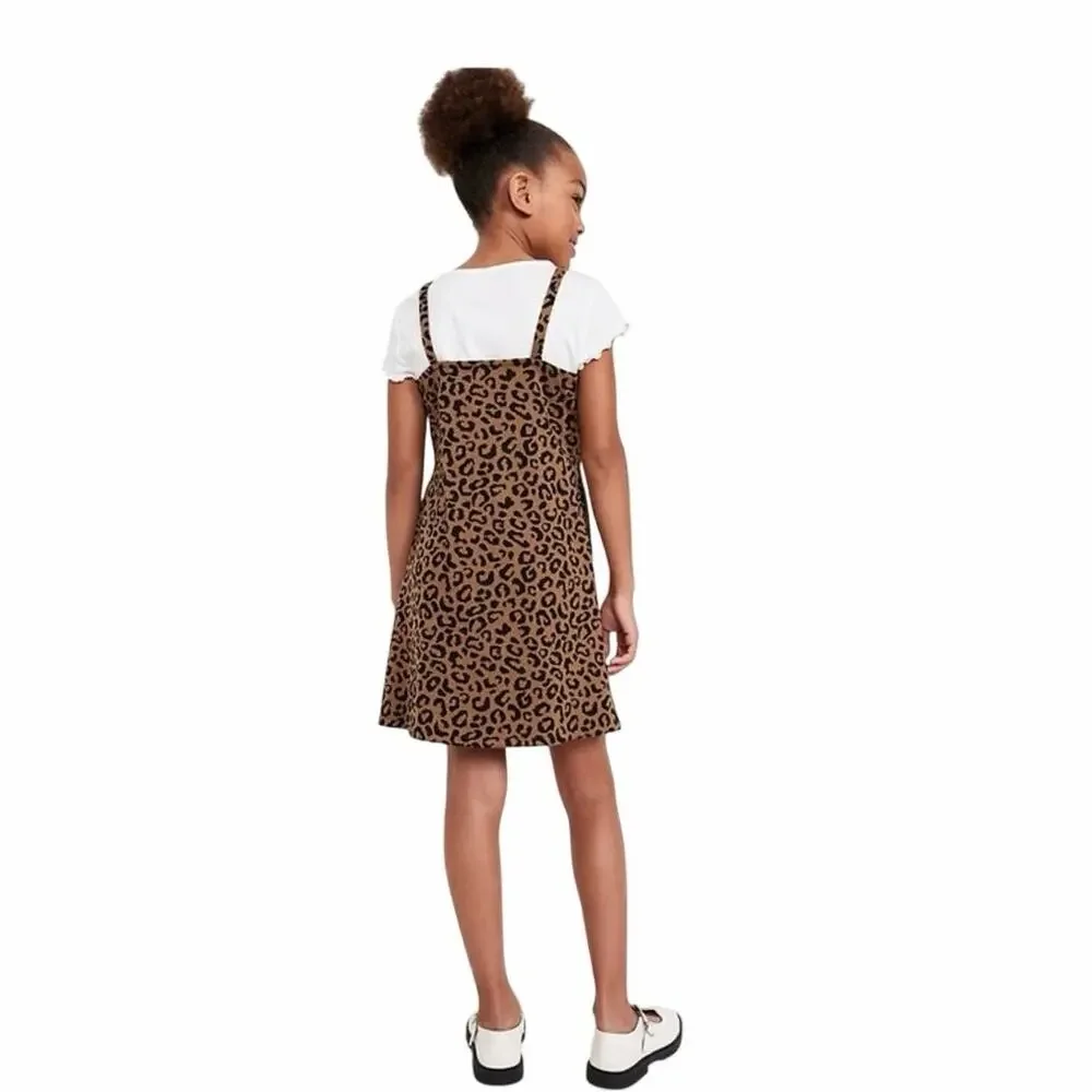 Old Navy Girls' Cheetah Print Sleeveless Dress Size 8